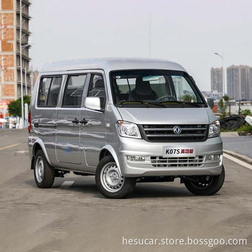 In stock Dongfeng K07s Auto usata 1,3 l versione ad alta potenza Tipo di base Dongfeng Nuovi Mini Bus da 11 posti